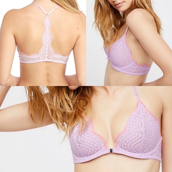 Free People Other - 🎡 NWOT Pink & Purple Underwire Bra